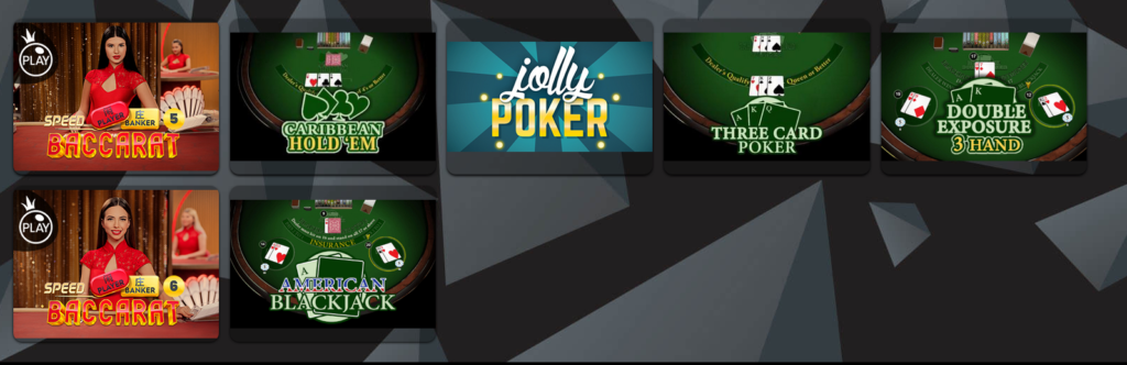 Baccarat ponuda igara u 365.rs kazinu